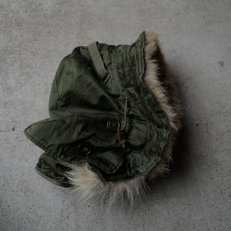［Free size］m51_first model_coyote fur hood_no.2