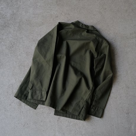 ［for WOMEN］USARMY Olive Green Shirts_deadstock_Aタイプ_襟にスレあり