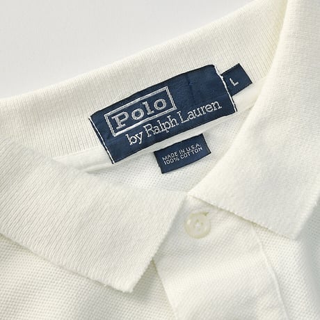 ［L］POLO SHIRT_MADE IN USA_80-90s vintage_no.2