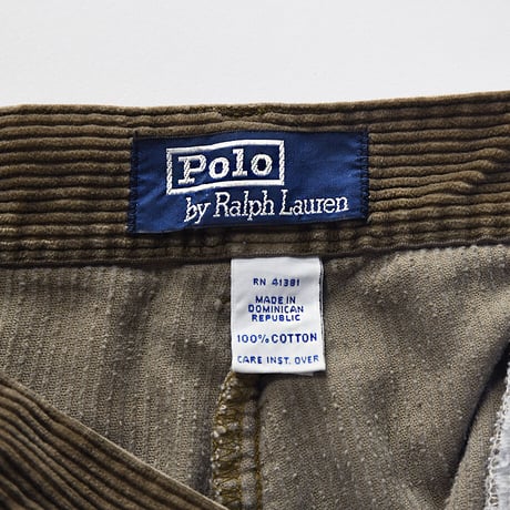 [W35 L30] POLO CHINO CORDUROY PANTS 2tuck_80-90s vintage_E