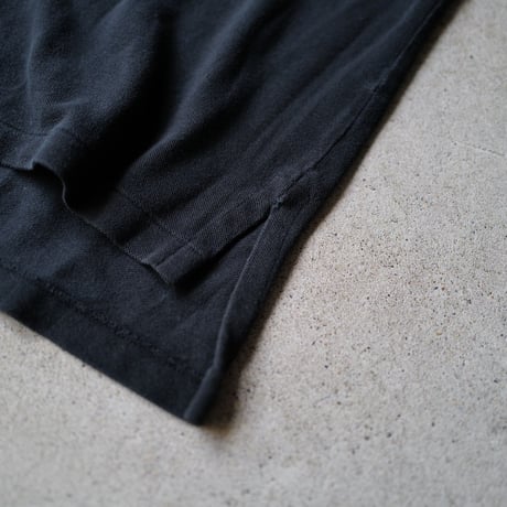 ［XL］POLO SHIRT_MADE IN USA_80-90s vintage_black