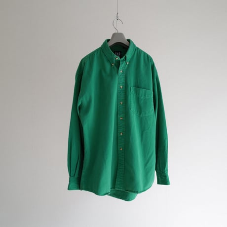 ［L］Old GAP_90s vintage_green shirt