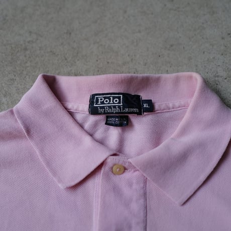 ［XL］POLO SHIRT_MADE IN USA_80-90s vintage_no.28