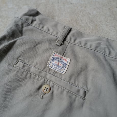 [W38] POLO CHINO 2tuck shorts_made in Malaysia_80-90s vintage_no.41