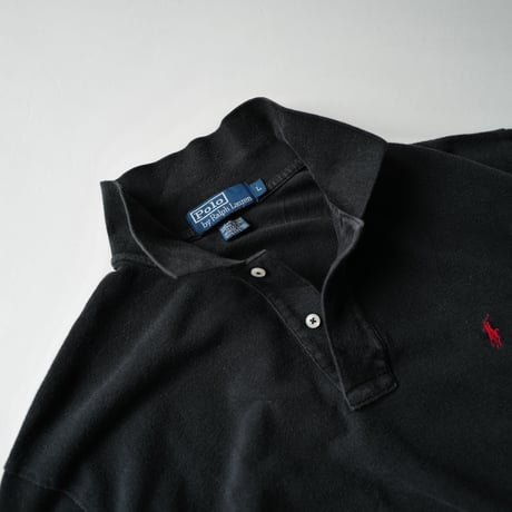 ［L］POLO SHIRT_MADE IN USA_80-90s vintage