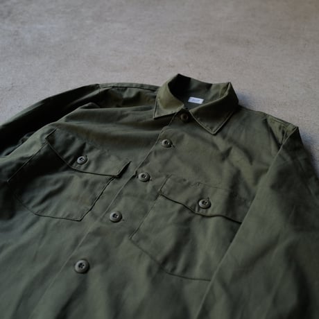 ［16 1/2 XL fit］USARMY Olive Green "BIG" Shirt_deadstock_no.5