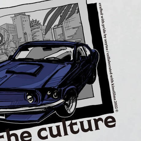 映画コラボTEE 『ガンパウダー・ミルクシェイク』×anytee_車と博打
