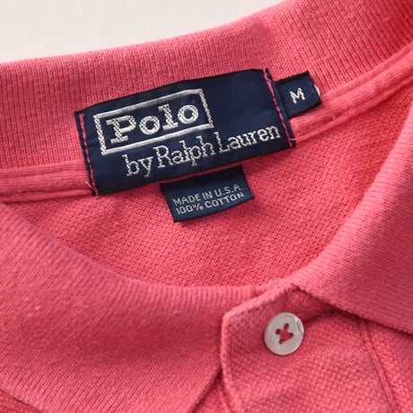 ［M］POLO SHIRT_MADE IN USA_80-90s vintage_no.22