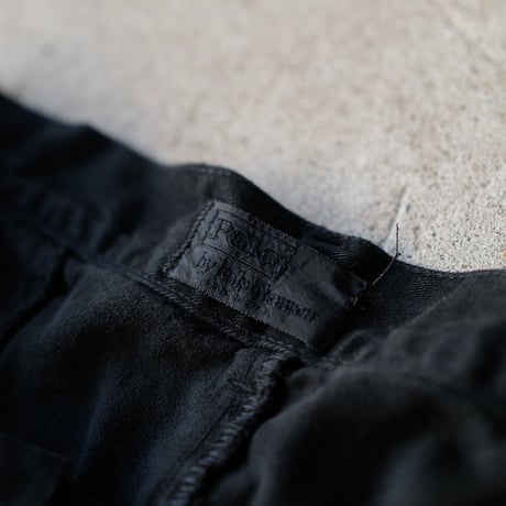 [W34 L30] Super Black_VINTAGE POLO CHINO 2tuck Pants_no.11