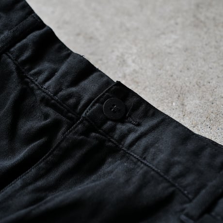 [W36 L32] Super Black_VINTAGE POLO CHINO 2tuck Pants_no.1