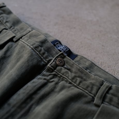 ［W36 L30］VINTAGE POLO CHINO 2tuck PANTS_Military Olive