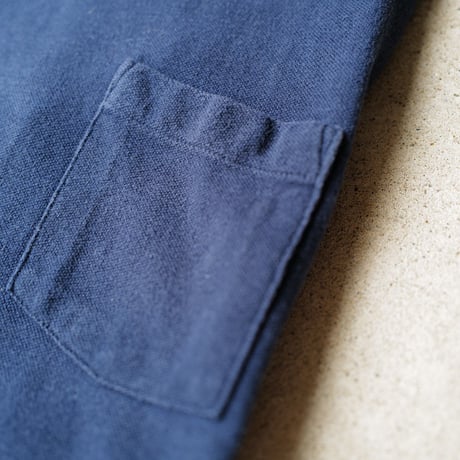 ［L］BIG POLO__MADE IN USA__80-90s vintage_navy
