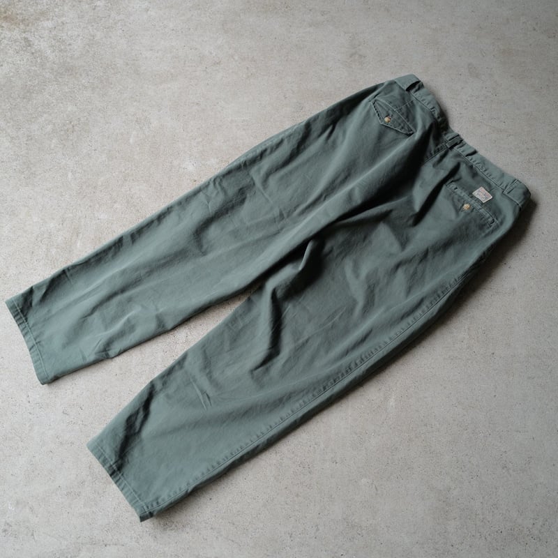 W35 L30] POLO CHINO PANTS 2tuck_80-90s vintage