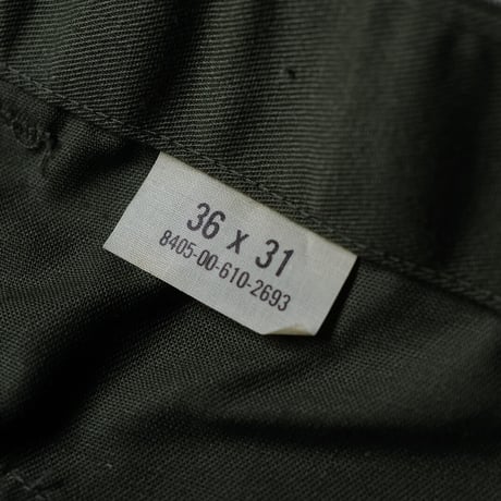 ［36×31］USARMY OG-507 Trousers_deadstock_no.35
