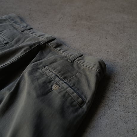 [W34 L30] VINTAGE POLO CHINO 2tuck Pants_Military Color_no.5