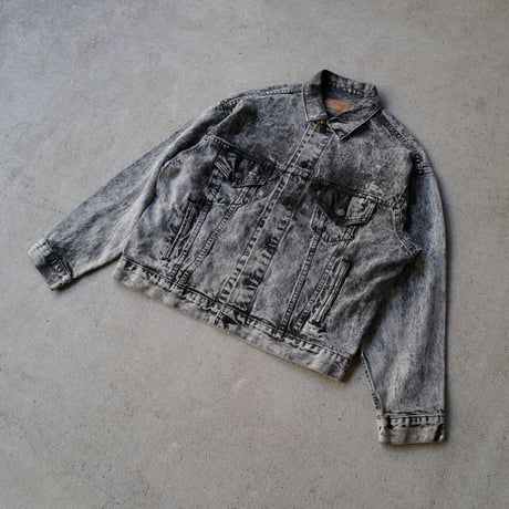 ［L］Levi's Denim Jacet Acid Wash Black