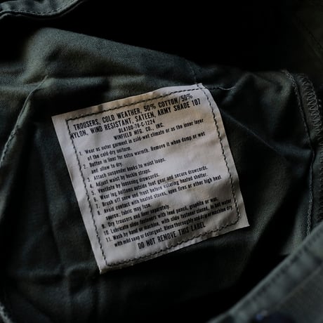 ［M-Short］USARMY M-65 Trousers_deadstock_no.07