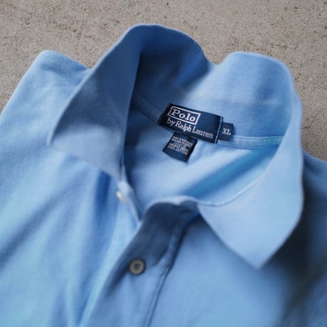 ［XL］POLO SHIRT_MADE IN USA_80-90s vintage