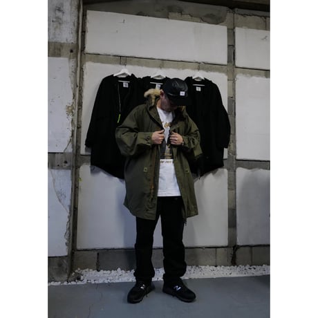 ［L］m48 parka with stencil