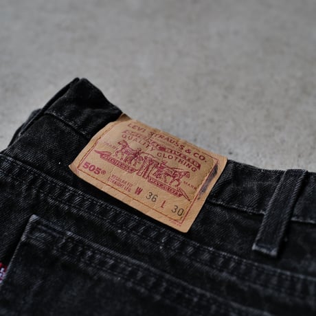［W36 L30］Levi's 505_Sulfur Black_no.3