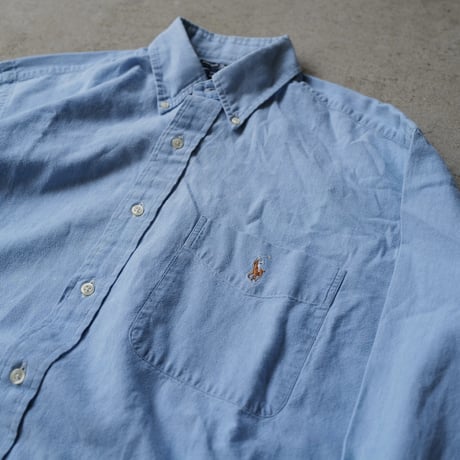 ［S］BIG SHIRT by Ralph Lauren_chambray_90s vintage_no.1
