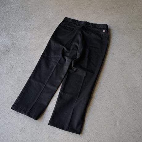 ［W38 L30］Vintage Black Pants_Dickies 874 made in USA_deadstock_no.6