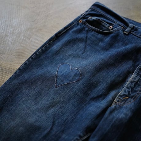 Levi's 505 Big E "Heart Patch"