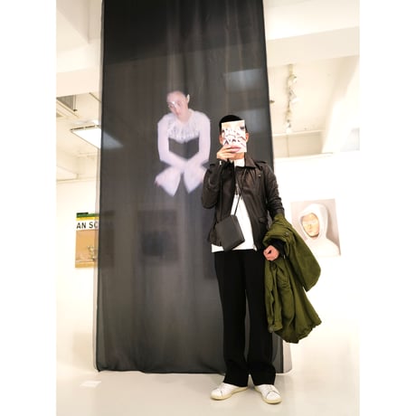 ［W34 L31］Vintage Slacks_Black