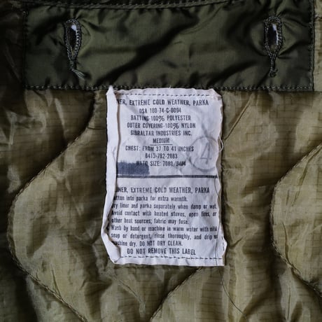［M］m65 parka liner