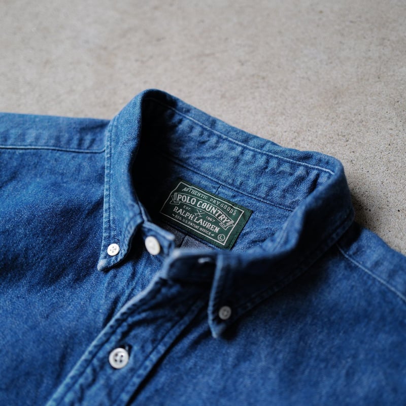 L］POLO COUNTRY Denim SHIRTS_80-90s vintage | a...
