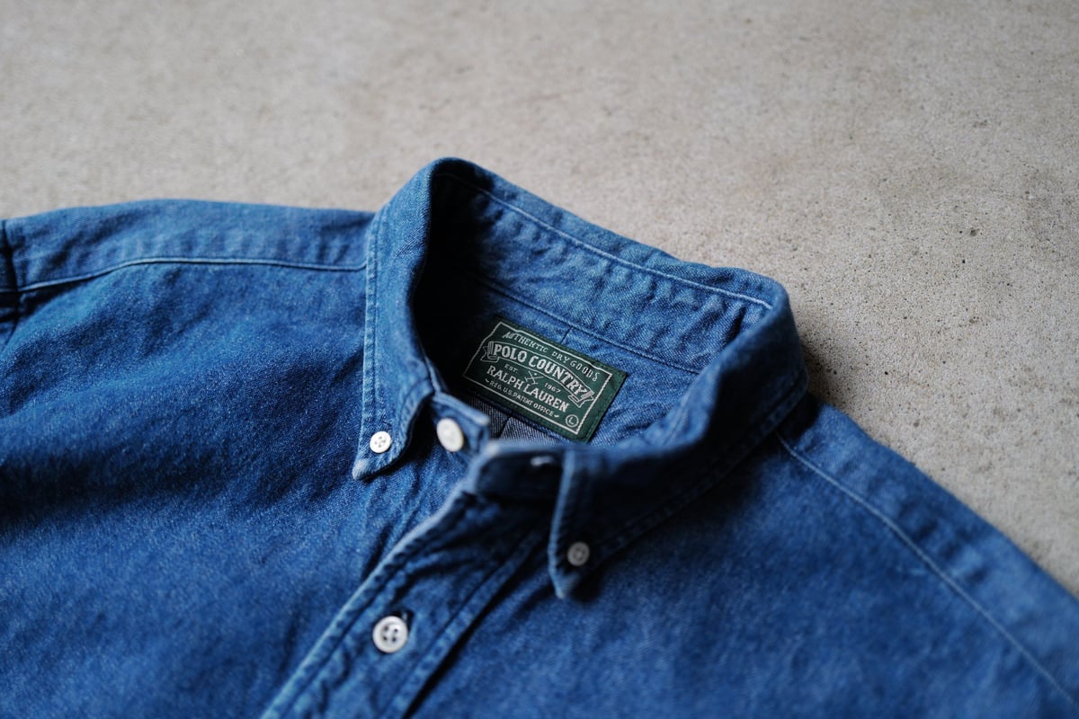 L］POLO COUNTRY Denim SHIRTS_80-90s vintage | a