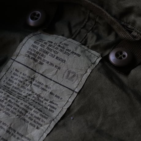 オンライン専用［XL］m65 parka_no.25