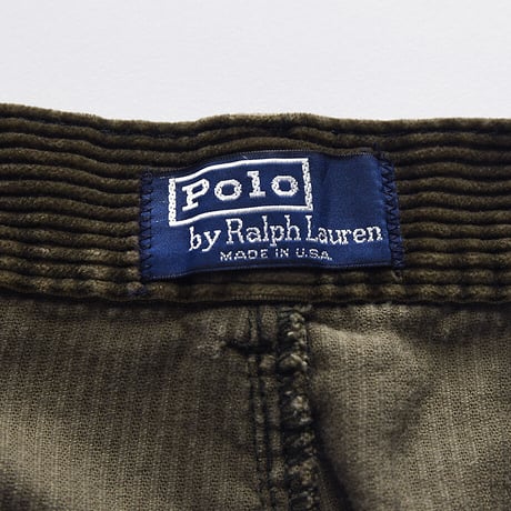 [W35 L31] POLO CHINO CORDUROY PANTS 2tuck_80-90s vintage_G