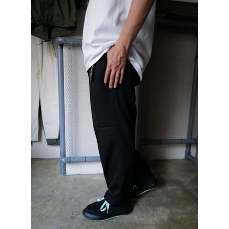 [anytee classics] Officer Pants_Black Gabardine