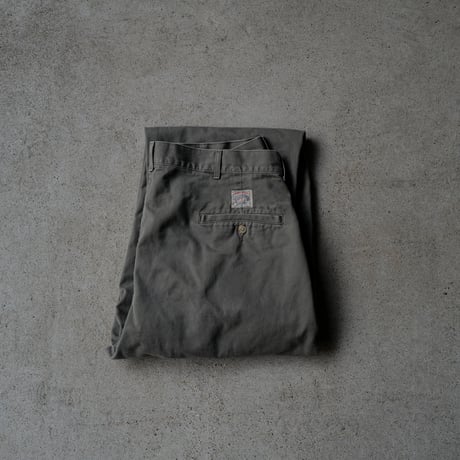 ［W36 L30］VINTAGE POLO CHINO 2tuck PANTS_Military Olive_no.3