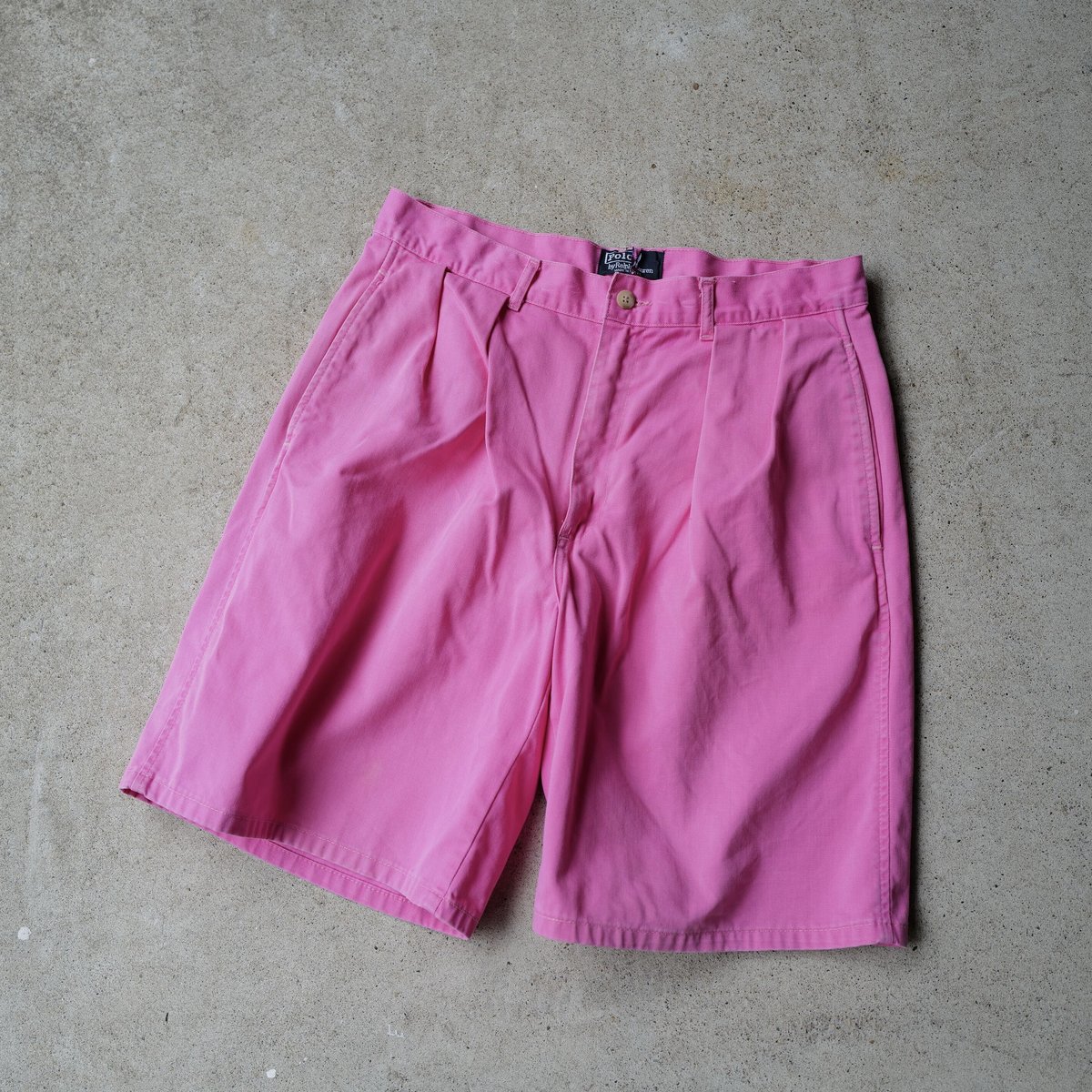 80's~ USA製 Polo RL 2tuck Chino Shorts 90-00's POLO Ralph Lauren 