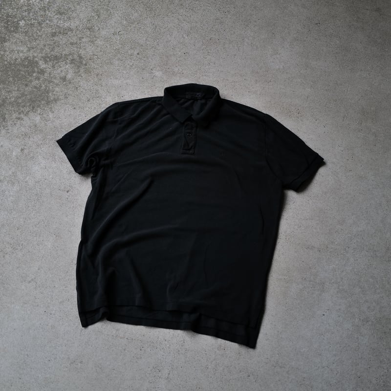 XL］Super Black_VINTAGE POLO SHIRT_made in USA_ 