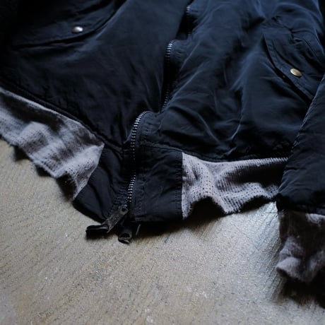 "Super Black" Shrink MA-1_Lavender Rib_no.3