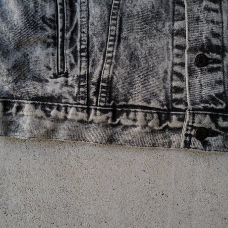 ［L］Levi's Denim Jacet Acid Wash Black