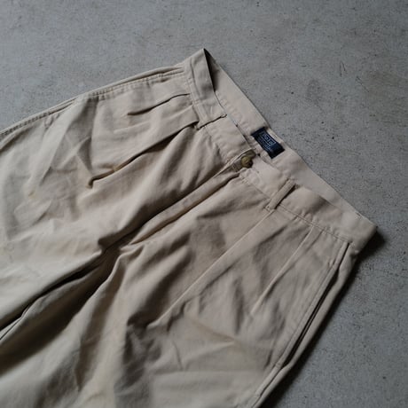 [W38 L31] POLO CHINO 2tuck_MADE IN USA_80-90s vintage_no.7
