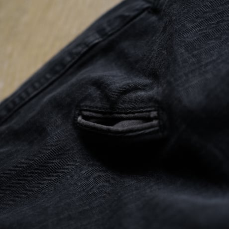 7月25日発売 [anytee classics] Military Wide Trousers_Faded Black