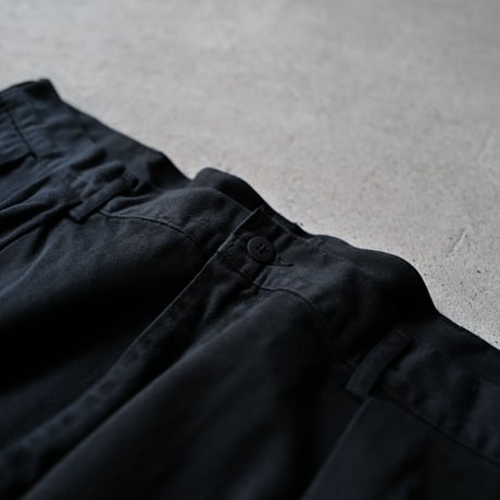 [W40 L32] Super Black_VINTAGE POLO 2tuck Pants_no.3