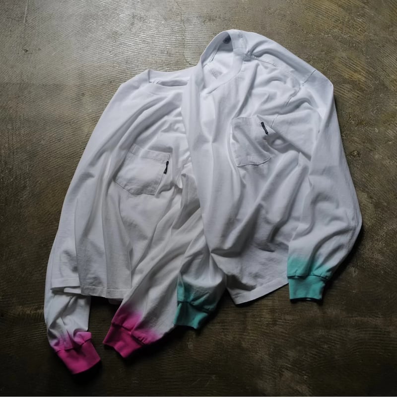 anytee classics] Dip Dyed Pocket Long Tee | an