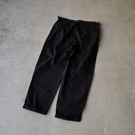 [W36 L30] Super Black_VINTAGE POLO Gurkha 2tuck Pants_no.12