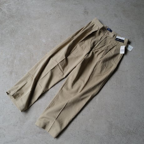 [W33 L29] VINTAGE POLO CHINO 2tuck Pants_deadstock_no.10