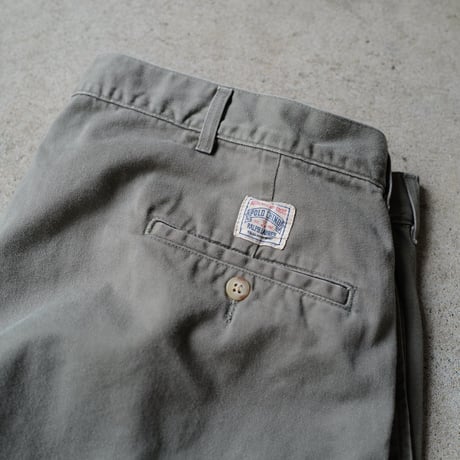 [W38] POLO CHINO SHORTS 2tuck_80s vintage