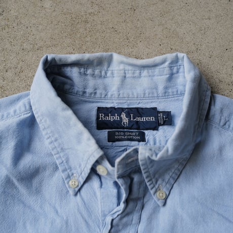 ［L］BIG SHIRT by Ralph Lauren_chambray_90s vintage_no.2