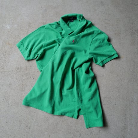 ［L］POLO SHIRT_MADE IN USA_80-90s vintage