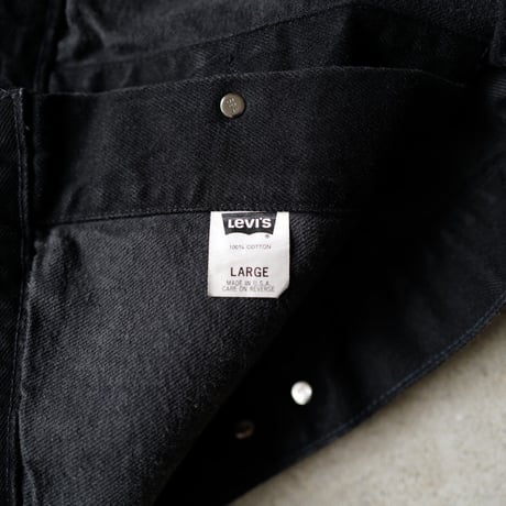 ［L］Levi's Trucker Jaket_Sulfur Black