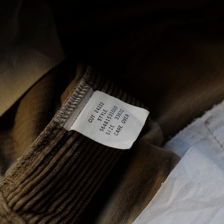 [W34 L29] VINTAGE POLO CORDUROY 2tuck PANTS_Military Color_no.6